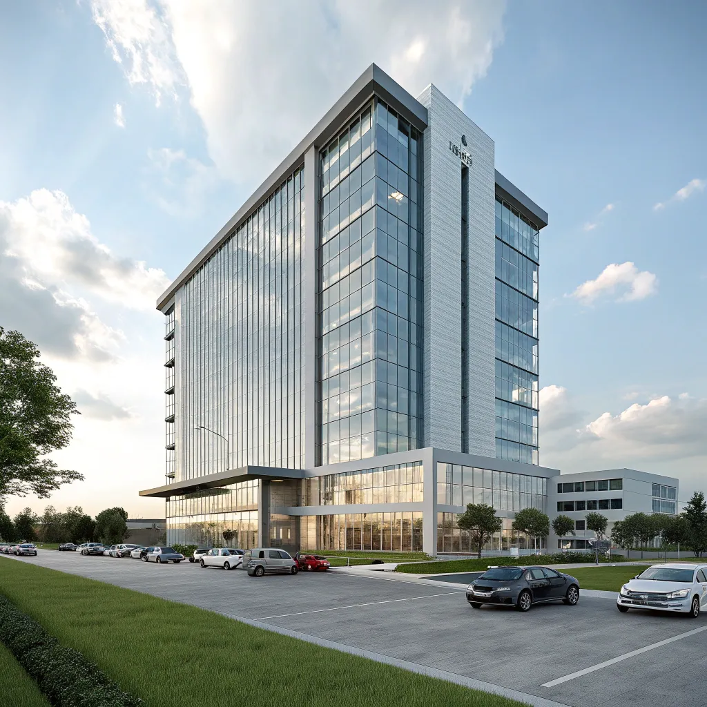 Modern office building